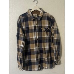Legendary Whitetails Buck Camp XL Flannel Shirt Plaid Long Sleeve Menswear‎